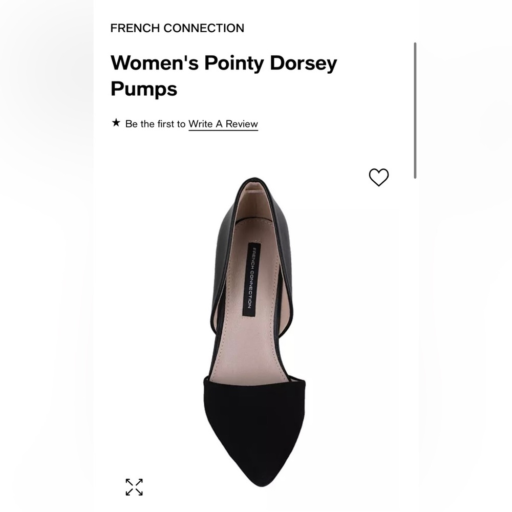 French Connection Black Pumps